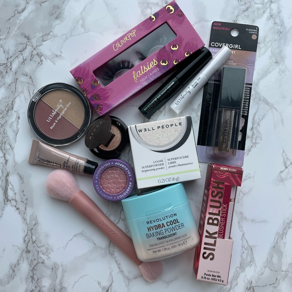 Clinique Colourpop Becca Makeup Revolution Ulta Beauty Eye & Cheek Makeup set